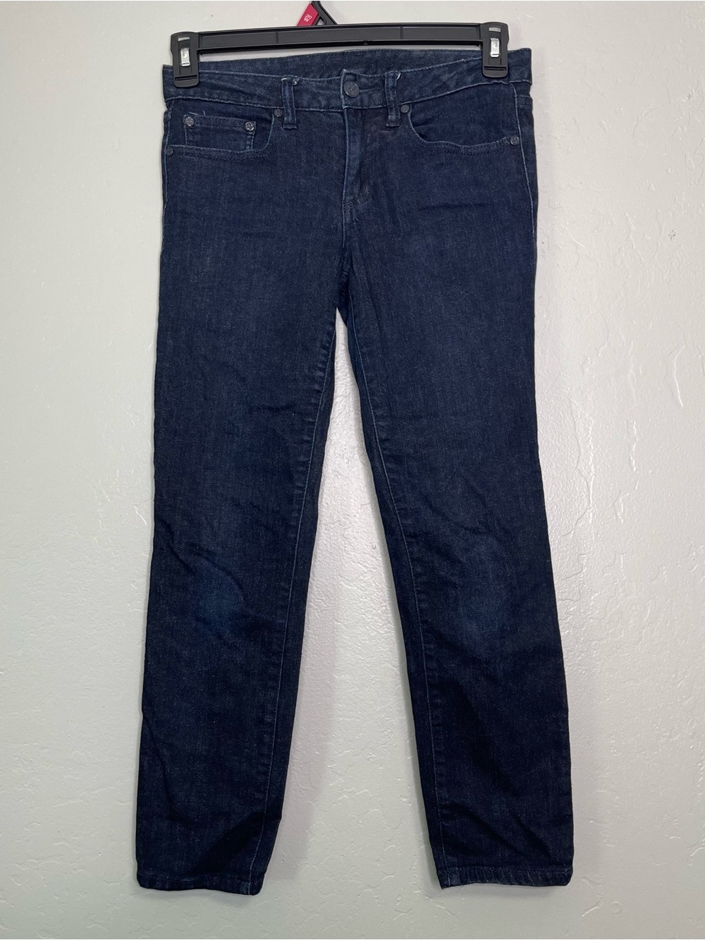 Tory Burch Women’s 26 Cropped Skinny Jeans Dark Blue Denim 50001275